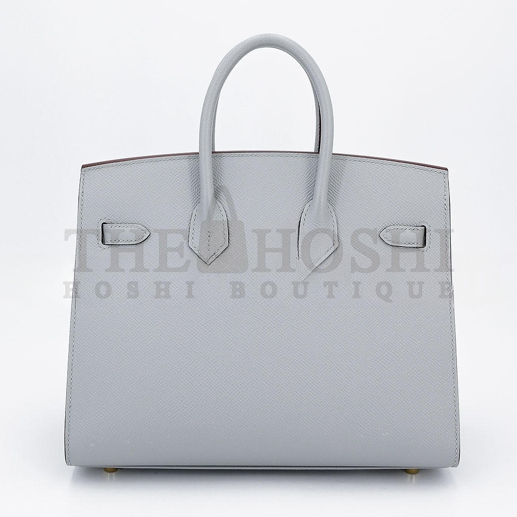 H**me5 BIRKIN 30 EPSOM LEATHER HAZE BLUE GOLD BUCKLE BAG 8007416001 (30*23*15cm) Master Quality